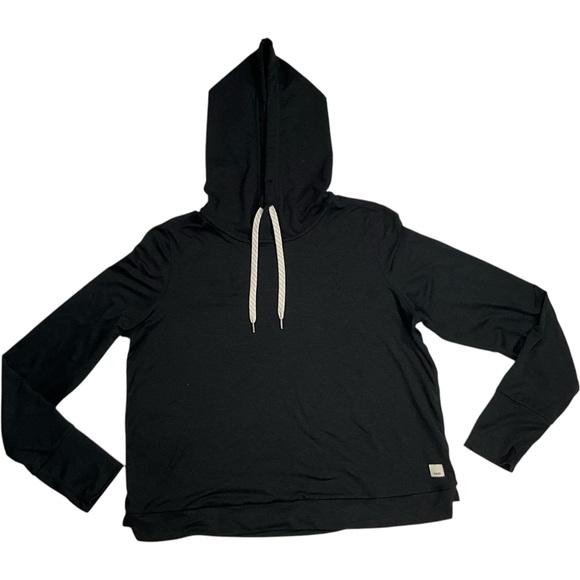 Vuori Tops - Vuori Women’s Halo Essential Hoodie‎ Black Heather VW226 Size Medium